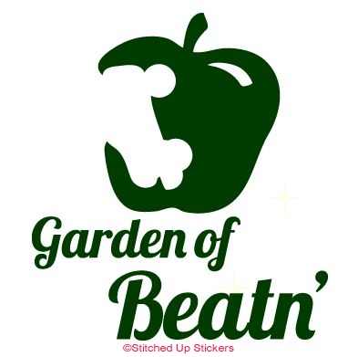 Garden of Beaten Apple Skate Sticker