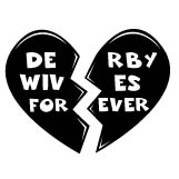 Roller Derby Wives Sticker Forever