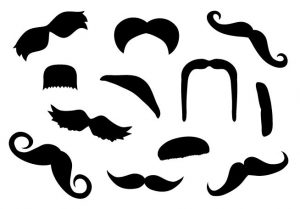 Mustache Decal Pack - Rainbow