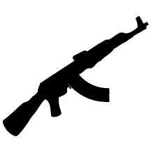 AK47 Rifle Gun Sticker