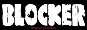 BLOCKER Roller Derby Sticker